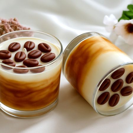 Handcrafted Soy Wax Candle with Rich Aroma